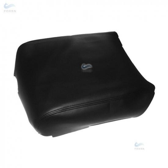 1Pcs Black Leather Center Console Armrest Lid Cover For 2007-2013 Toyota Tundra