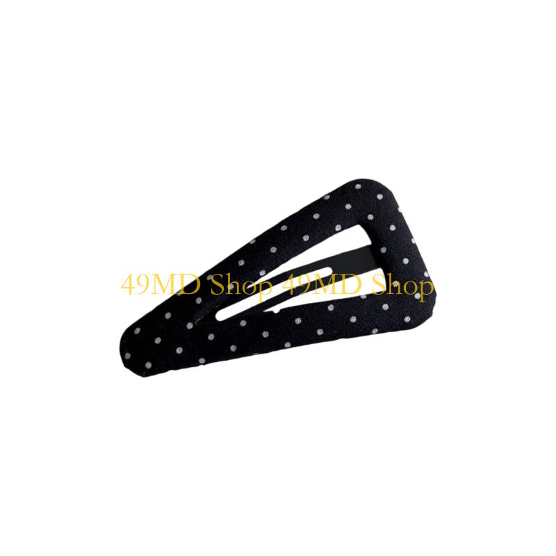 49MD Trendy Dotted Hair Barrettes Triangular Korean Fashion Hairpins Women