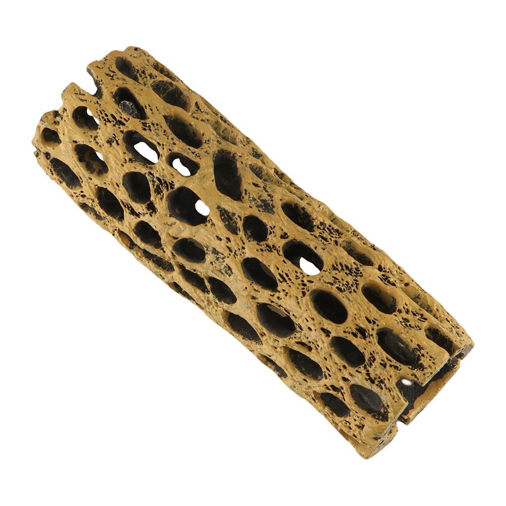 

Trunk Shape Shrimp Hiding Cave Decorative Shrimp Spawning Hole Shrimp Shelter Aquarium жовтий