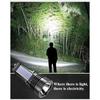 Solar LED Taschenlampe USB Aufladung Multifunktionale Taschenlampe Wasserdichte Taschenlampe Eingebaute Batterie Handlampe Campinglicht