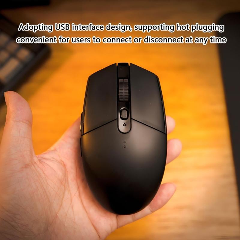 High Performances USB Dongle for G304 G305 Mouse Receiver Wireless Adapter for Ensuring Stable Connection Plugs and Play