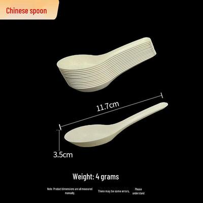 Eco-Friendly Rice Husk Disposable Tableware Set