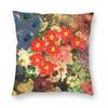 Scarlet Mandala Square Pillowcase Polyester Linen Velvet Creative Zip Decorative Pillow Case Sofa Cushion Cover
