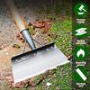 9.8-Inch Heavy Duty Steel Cleaning Shovel, Multifunctional Outdoor Garden Tool for Weeds, Moss, and Ice - Flat Blade No Handle