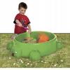 Plastic sandpit, lockable Tortoise