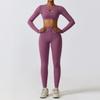 Guangzhou Zechuang Clothing Co., Ltd. Fashion Fall and Winter Skinny Yoga Clothes Nude Feel Quick-Drying Sports Suit Slim Looking