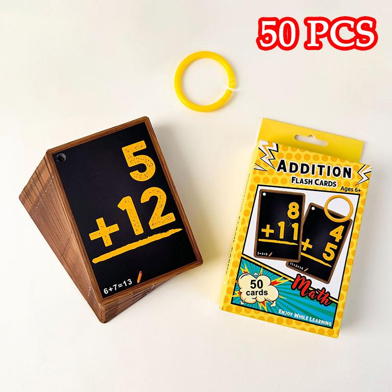 

Kids Parish Math Learning Aids Card Montessori Early Education Thinking Flash Card Addition Subtraction Arithmetic Learning Toys
