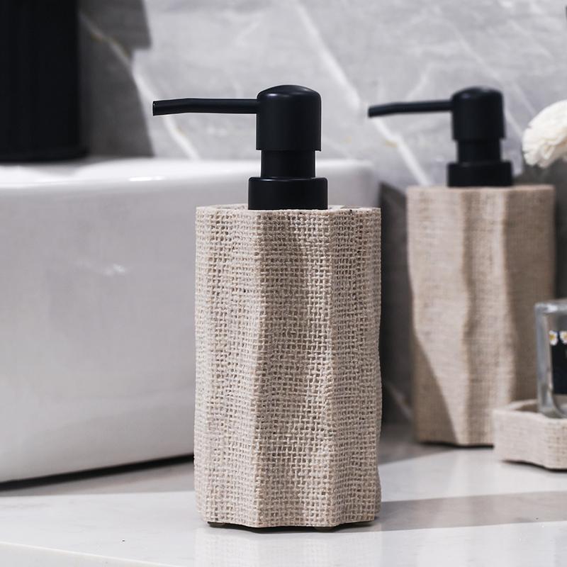 Nordic Style Hotel Homestay Hand Sanitizer Separate Bottle Household Press Type Lotion Shampoo Bath Gel Bottle Shampoo Dispenser