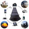 30W Portable Folding Solar Panel with 5V USB for Outdoor Camping