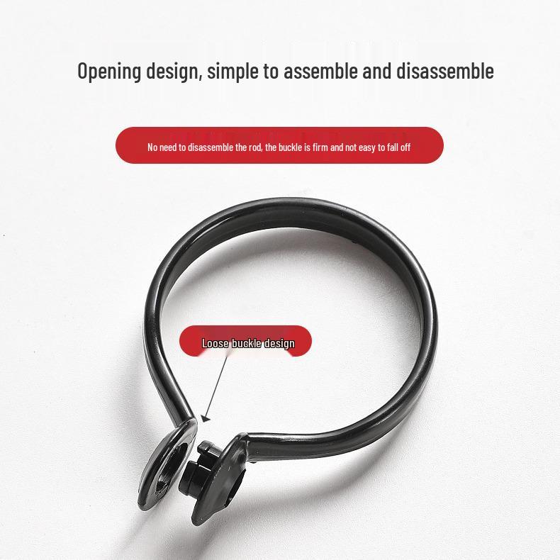 Inel cu cârlige pentru perdea deschis - Cercuri pentru bară romană Accesorii pentru duș