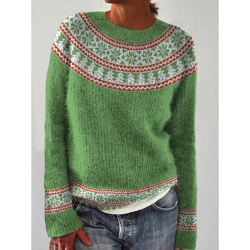 TIFICY Maglioni a girocollo a maniche lunghe per autunno e inverno, moda donna