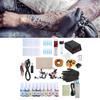 Complete Tattoo Kit for Beginners Tattoo Power Supply Inks Shader Liner Machine