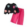 Kids Casual Long-Sleeve Set, Comfortable Daily Wear Outfits