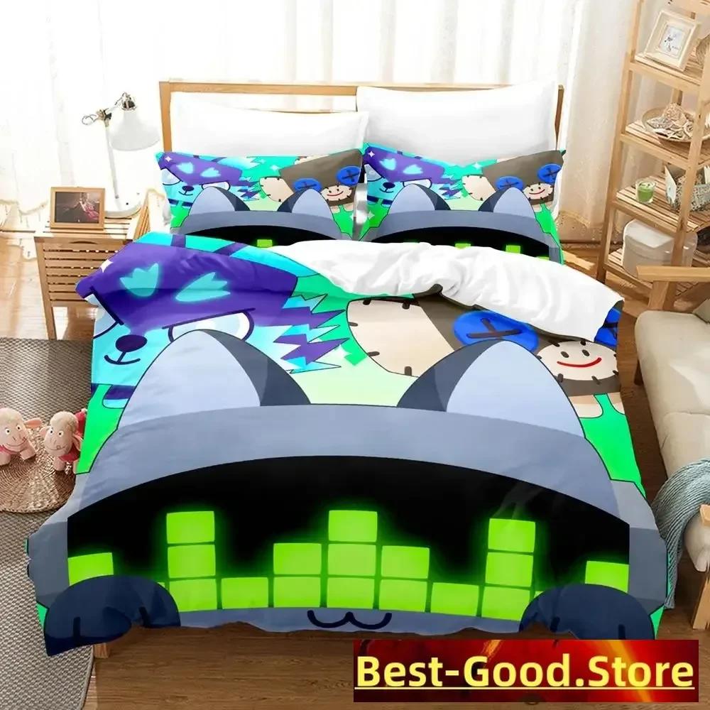 Game Pet Simulator X Bedding Set Single Twin Full Queen King Size Bed Set Adult Kid Bedroom Duvetcover Sets Parure De Lit Bed