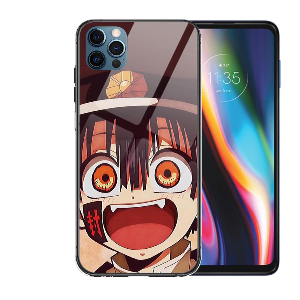 Toilet-bound Hanako-Kun Anime Glas Hülle Für iphone 13 12 11 Pro Max 12Pro XS Max XR X 7 8 Plus SE 2020 mini Hülle Gehärtete Rückseite
