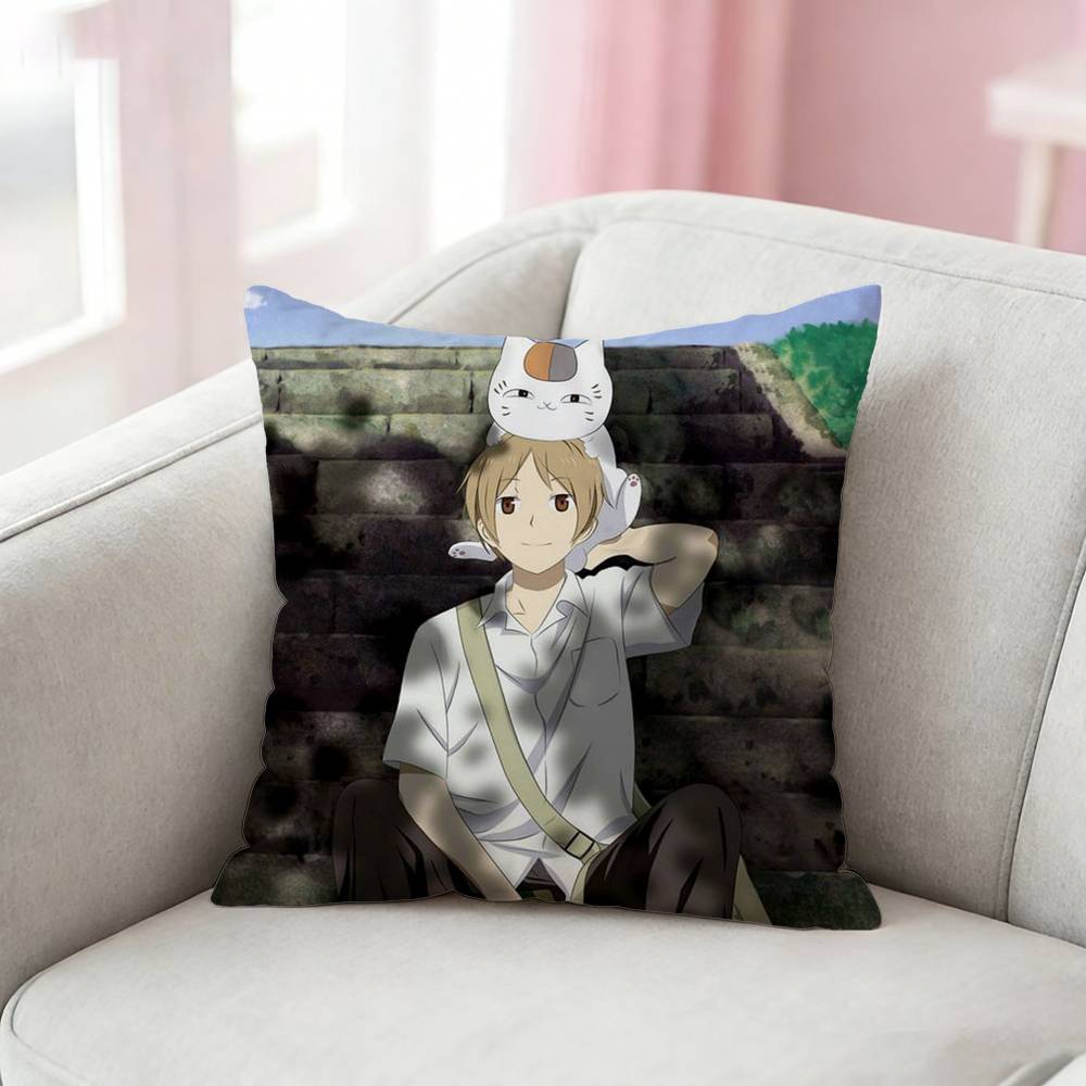 Natsume Book Of Friends Pillow Case Cushion Cover Throw Pillow Case For Car Sofa