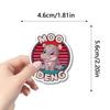 50PCS Kawaii Animal Sticker Moo Deng Hippopotamus Stickers New Stickers  for Kids Children