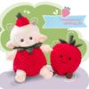 Strawberry Plush Sheep Toy Cute Animals Soft Stuffed Doll Children Gift Holiday