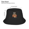 Walking Spiritual Monk Aloka Dog Walk For Peace Bucket Hat For Men Women  Fisherman Hats Korean Vacation Caps Pattern Sun Hats