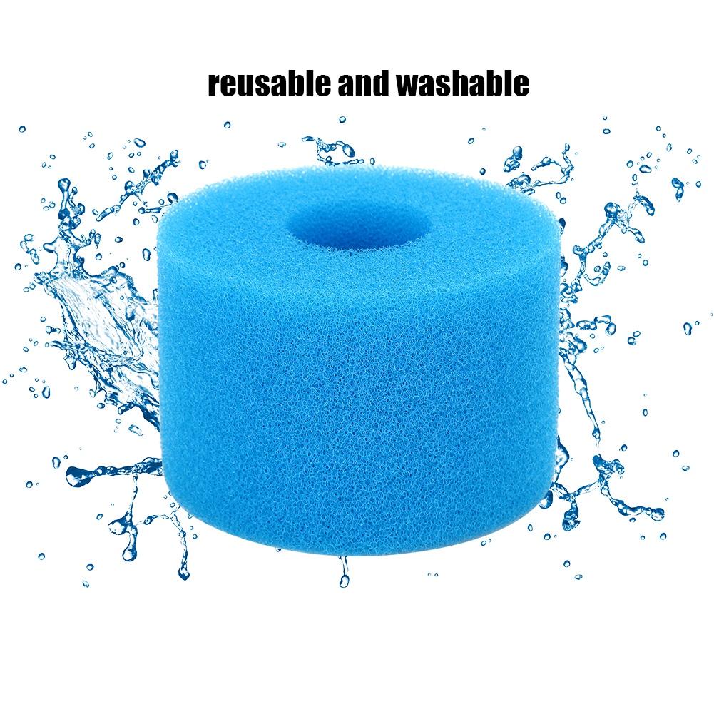 Waschbarer Poolfilter Wiederverwendbare konzentrische Schwammsäule für Schwimmbecken