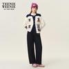 Teenie Weenie Women's Embroidered Knit Cardigan