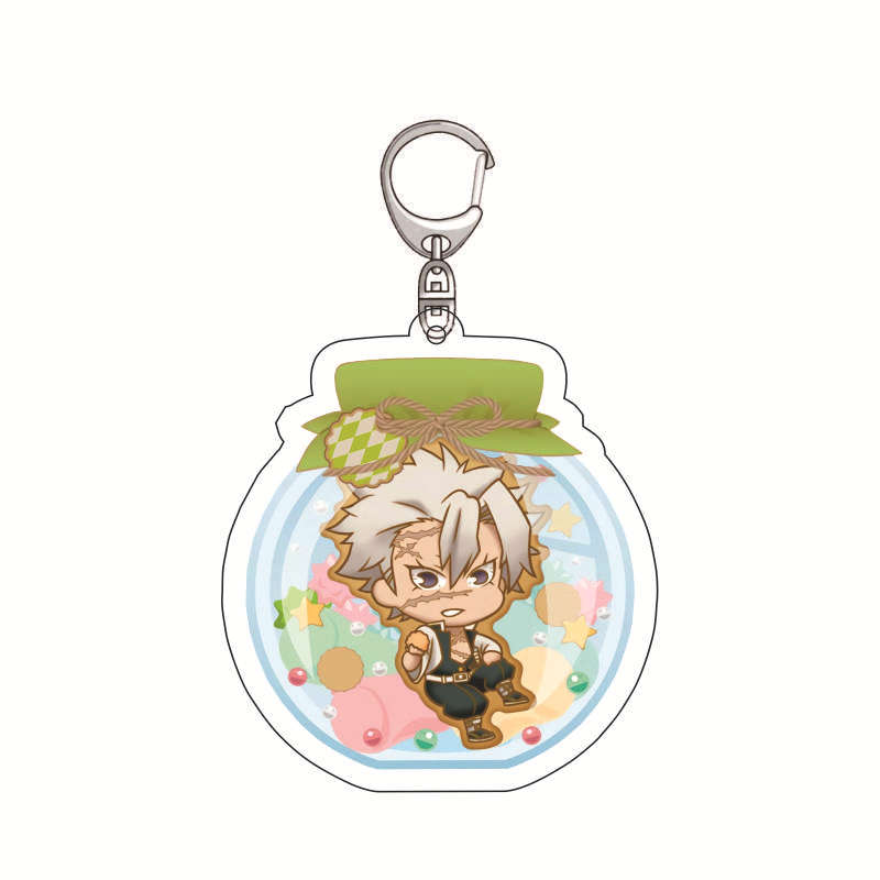 Anime Demon Slayer Acrylic Keychain Series Ingenious Accessories Kamado Tanjiro Zenitsu Agatsuma Nezuko Kamado Merchandise