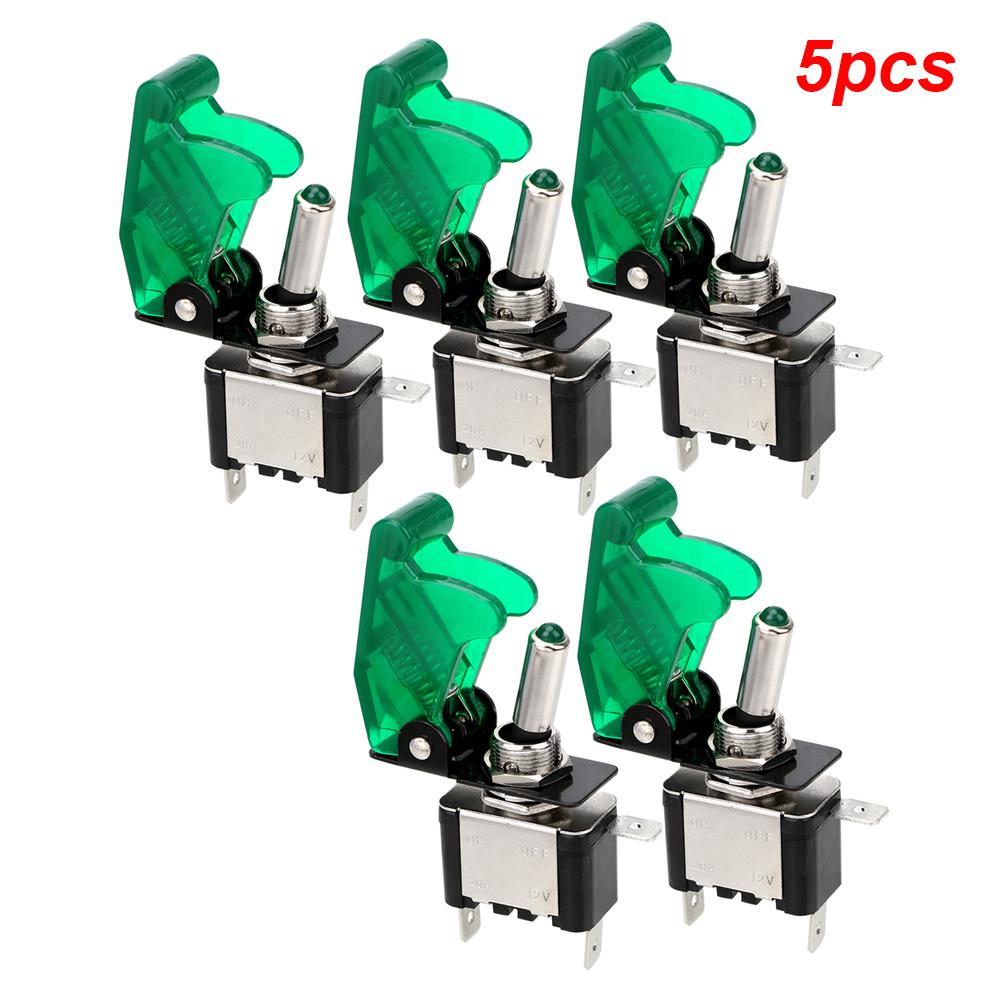 12V SPST Toggle Rocker Switch LED Light for Ignitions Boost Marine Boat Racing Car Switch Light Toggle Truck Trailer Accessories