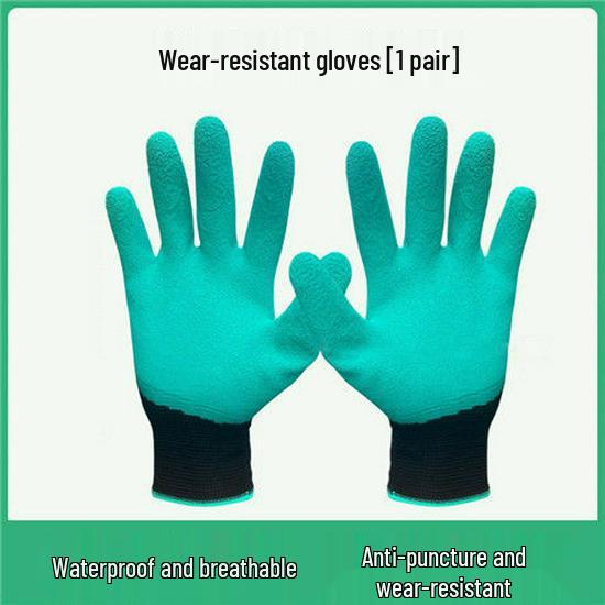 

Водонепроникні, стійкі до проколів садові рукавички з кігтями для посадки та ландшафтного дизайну