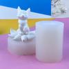 Nine Tails Foxes Silicone Molds DIY Crafts Plaster Mold Handmade-Scented Candle Soap Table Ornament Mould Non-stick