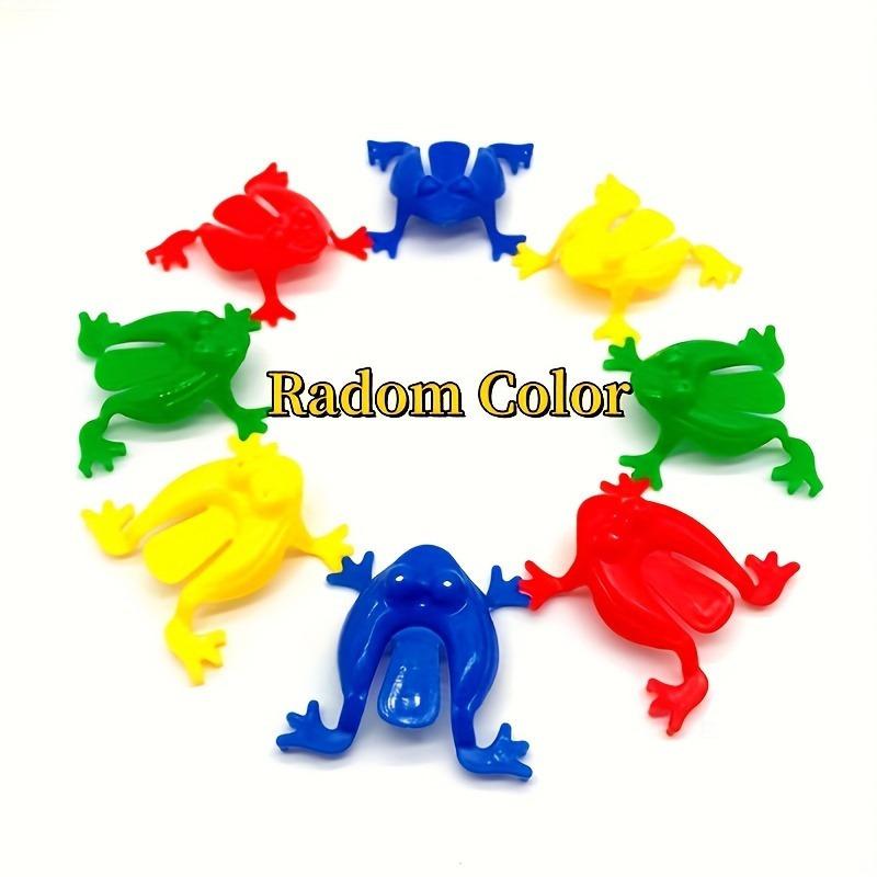 Set de Fiesta Froggy Fun de 15 piezas - Rana Saltarina Juguete Rebotante con Cubo, Ranas de Plástico, No Necesita Electricidad, Juguetes adecuados para interior