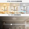 Elekeed LED Ceiling Light, 10-tatami mat (approx. 22 sq ft), Stylish, 4800lm, with Remote Control, Dimmable, Color Adjustable, Sleep Timer, Memory