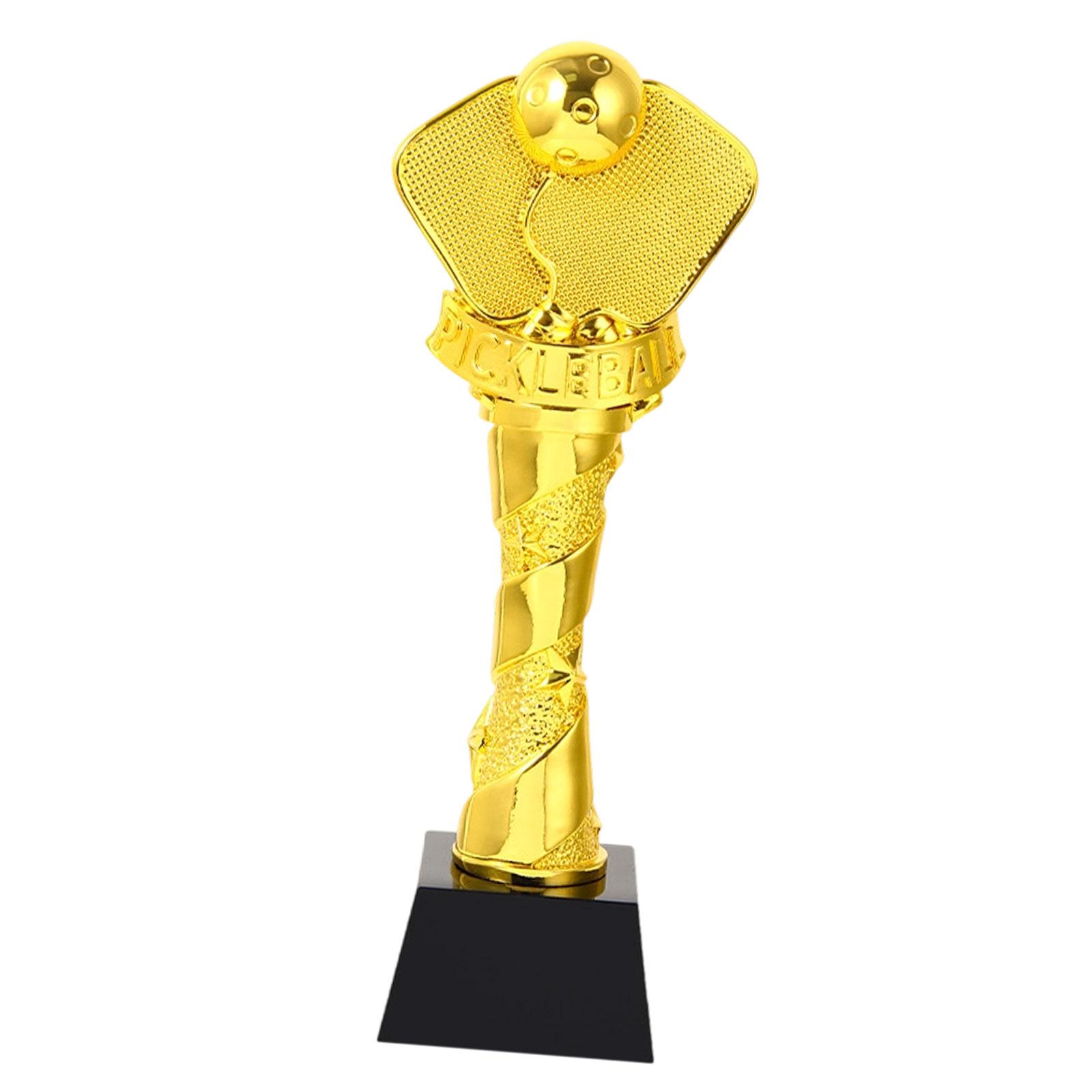 

Trophy Award Funny Delicate Creative Keepsake Winner Award for Competitions Achievements Volleyball Table Tennis Pickleball золотой