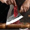 Kochmesser Küchenmesser Handgeschmiedet Kochmetzger-Messer Edelstahl Fleischbeil Gemüse Obstmesser
