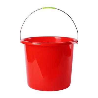 Si Gang 20L Red Plastic Bucket with Lid