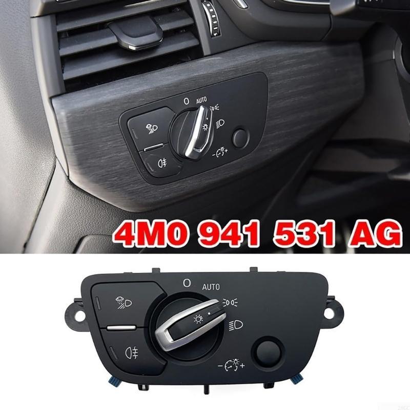 28GC Car Front Headlight Switch 4M0941531AG 16939698 Replacement Auto Headlight Adjuster Switch 4M0941531AA