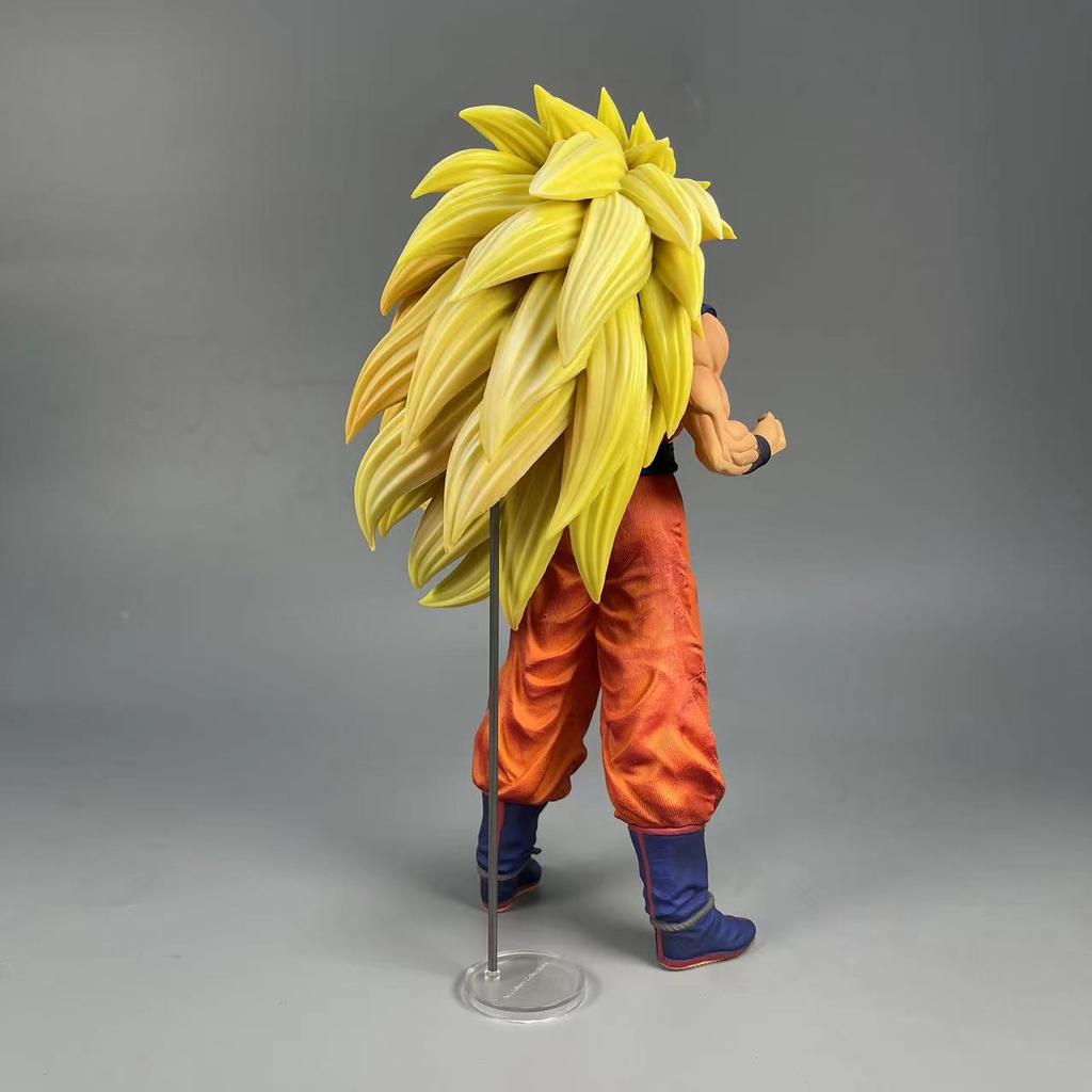 Z Son Goku SSJ3 Figure Super Saiyan 3 Goku Action Figures 30CM PVC Statue Collection Model Toys for Children Gifts