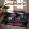 Custom Name Text Crystal Velvet Rug,Poppy Playtime Soft Plush Decorative Non Slip Floor Carpet