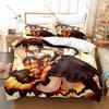 Date A Live Bedding Set 3Pcs Tokisaki Kurumi Pattern Duvet Cover Set Bedroom Decor Bedclothes Pillowcases For Kids Fans Gift