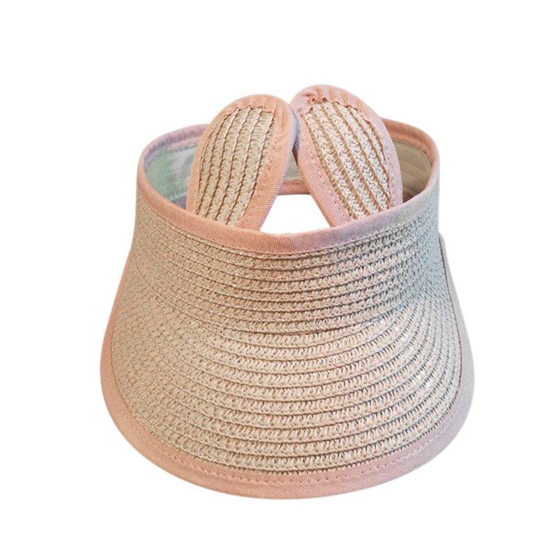 Buy Summer Baby Girl Visor Sun Cap Outdoor Baby Hat Beach Bucket Hats Headwear Caps Brim Sun