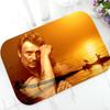 Custom Johnny Hallyday Welcome Door Mat Doormat Rug Carpet for Bathroom Kitchen Non Slip Floor Entry Mats Home Decor Gift 50x80