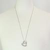 K18WG [Excellent Condition] Masumi Kasahara K18WG D0.45 0.75 Diamond/Sapphire Heart Necklace White goldUsed