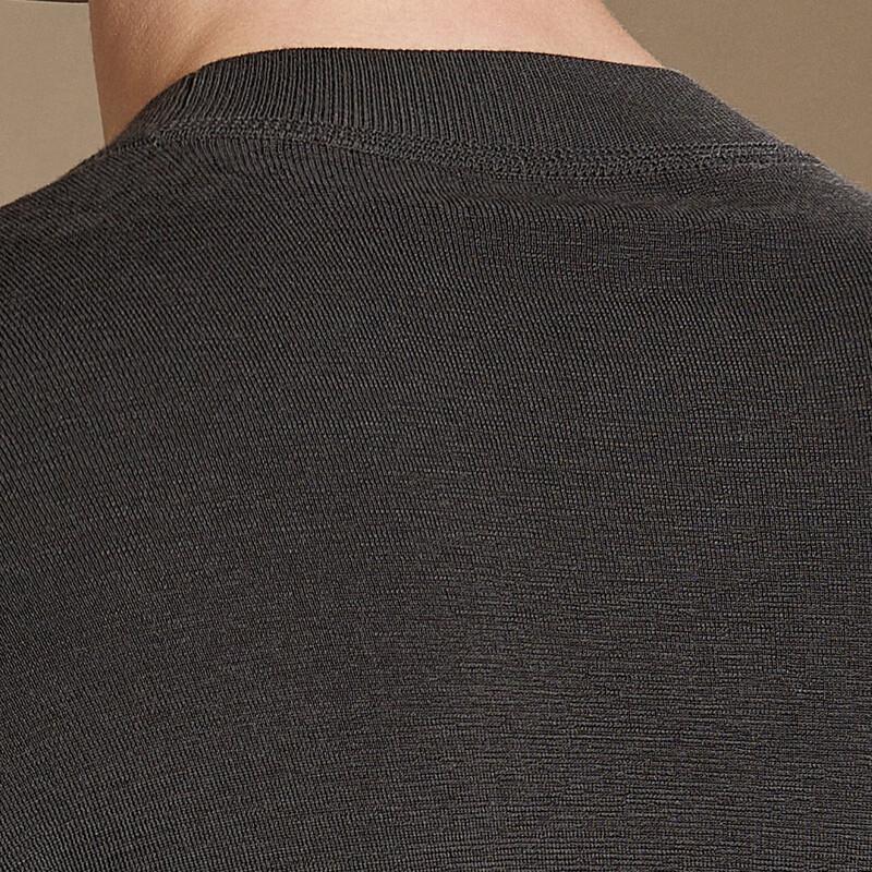 Antonio Men's Machine Washable 100% Wool Half-Turtleneck Sweater