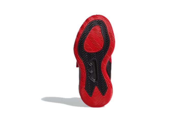 Adidas Deep Threat C Mid top Vintage Basketball Shoes Red Children Aged 3 7 Years Old FZ1483