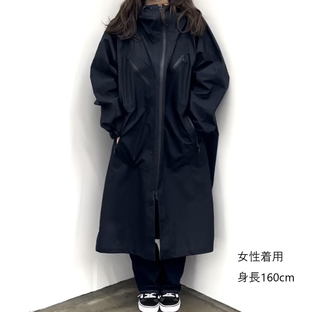 Two Flow Oversized Waterproof Dark Free Size & Raincoat, Navy,
