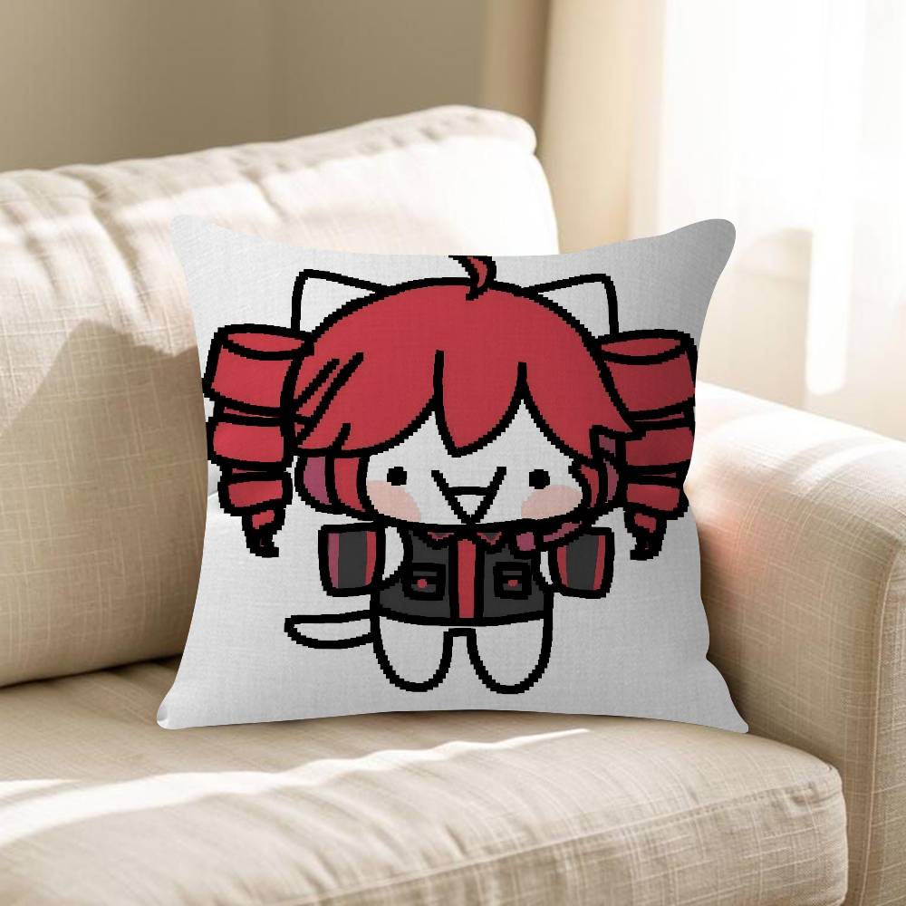 KKasane Teto Pillow Cover Sofa Cushion Cover Home Room Decoration Children Gift