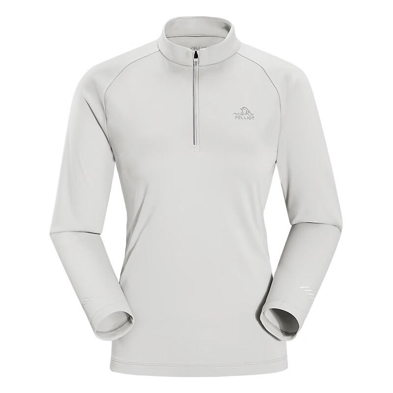 PELLIOT Women's Stand-Up Collar Long Sleeve Quick-Dry T-Shirt