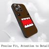 Domo kun cute cartoon anime pattern Phone Case For iPhone 17 16 e 15 14 13 12 Plus Mini Pro Max Soft black Shockproof Cover