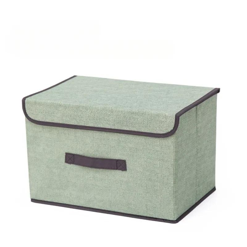 

1/2pcs Foldable Non Woven Fabric Storage Box, Gray Clothes Underwear Sock Toy Organizer for Home, Cosmetics Storage Storage Box