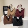 New Women's Simple Shoulder Bag Japanese and Korean Casual Tote Daily Commuting Shoulder Bag