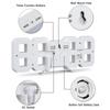 Usb Charging Night Light Desk Digital Clock LED Alarm Clock Alarm Clocks